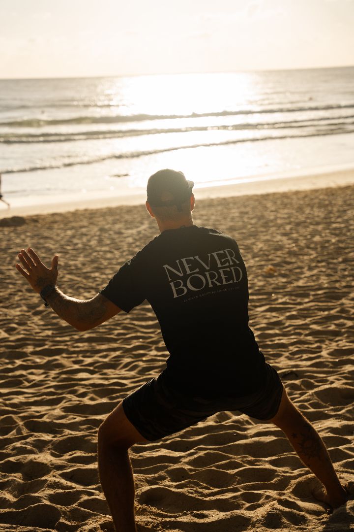 Black OG Never Bored AS Tee.